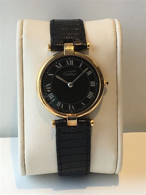 vintage cartier ladies watches|pre owned women's cartier watches.